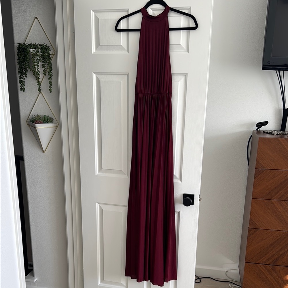 ASOS Burgundy Maxi Dress